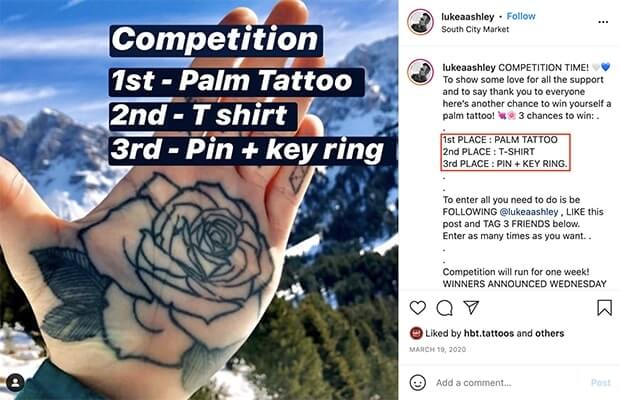 luke ashley multiple instagram winners