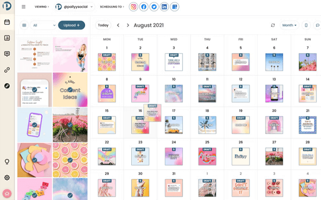 Pallyy social media scheduling tool