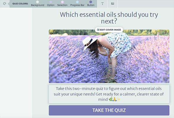 Design a beautiful quiz