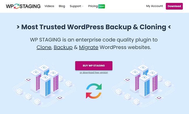 WP Staging Homepage