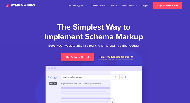 Schema Pro Homepage