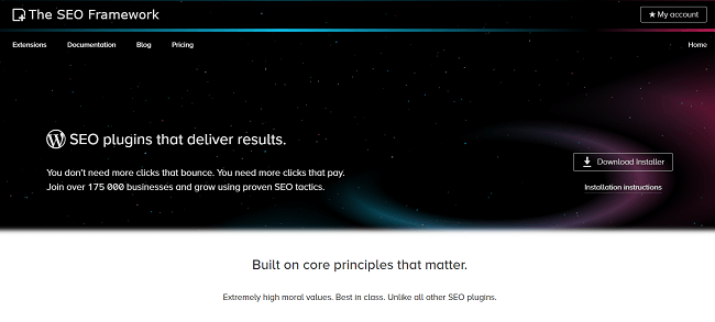 The SEO Framework Homepage