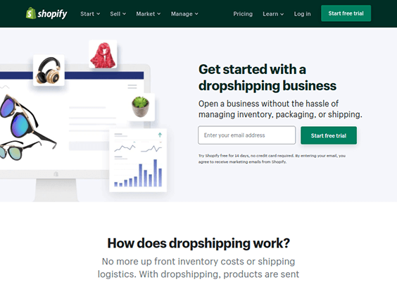 shopify dropshipping