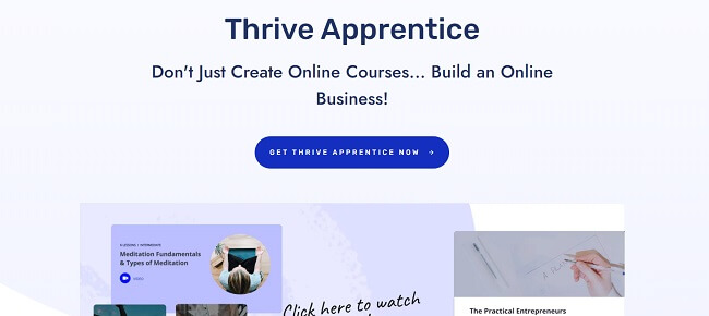 Thrive Apprentice Homepage