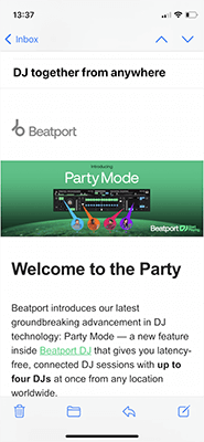 Beatport - make your message responsive 1