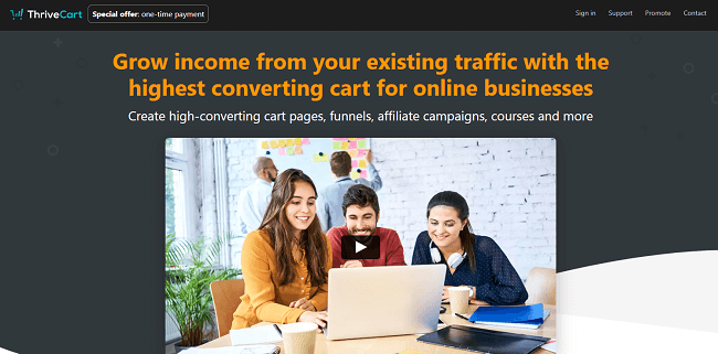 ThriveCart Homepage