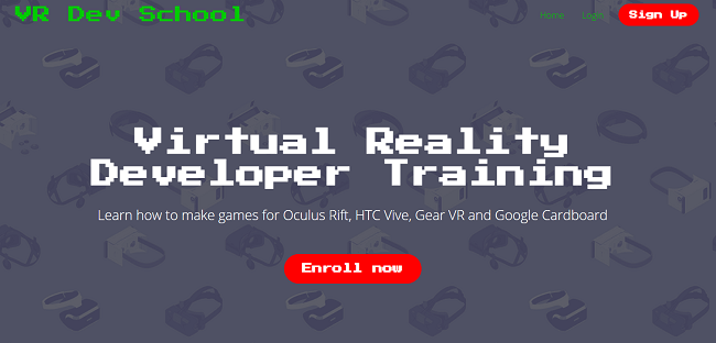 06 Online course website - VR Dev School