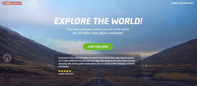 11 Browser based online game - Geoguessr