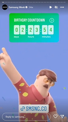 Launch a countdown - example