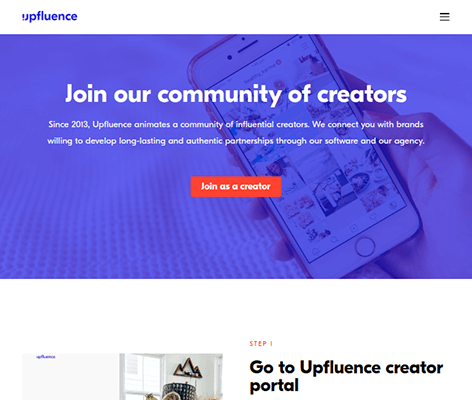 upfluence creators