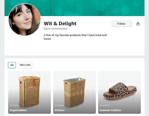 wit and delight amazon page