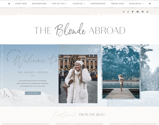 the blonde abroad homepage