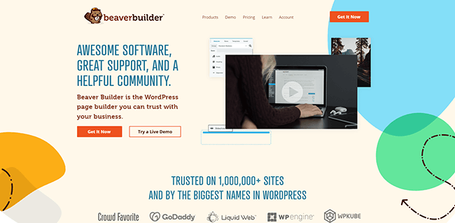 Beaver builder Homepage
