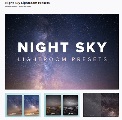 Night Sky preset pack