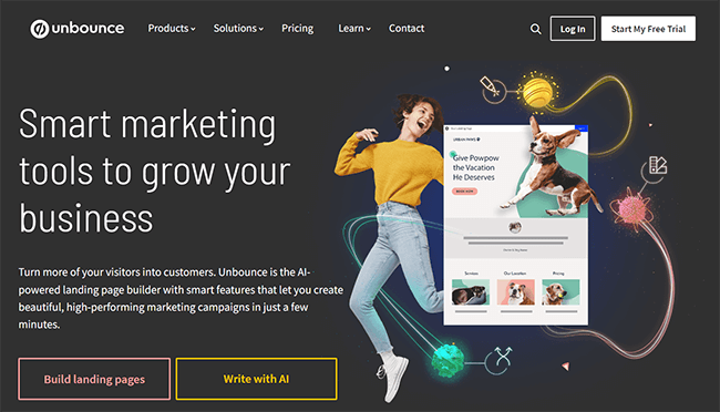 Unbounce Homepage