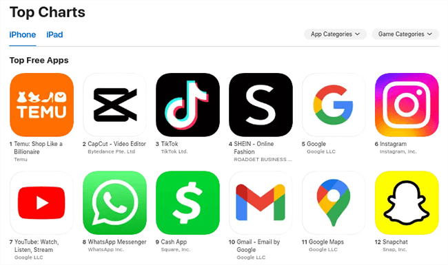 app store free apps youtube