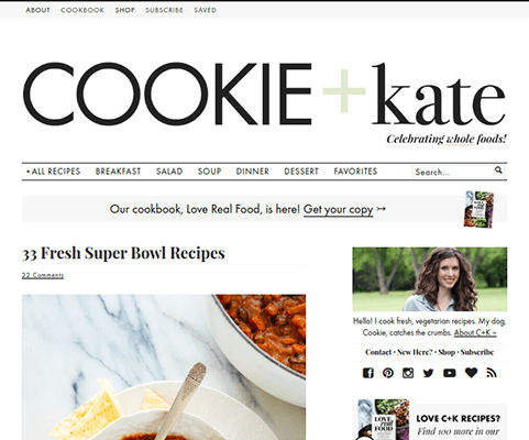 cookie and kate homepage