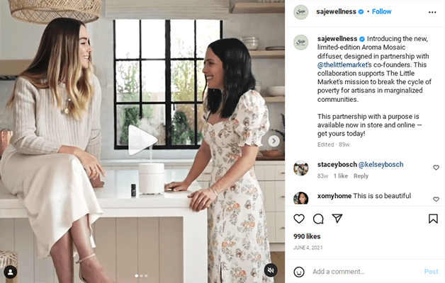 saje lauren conrad collab