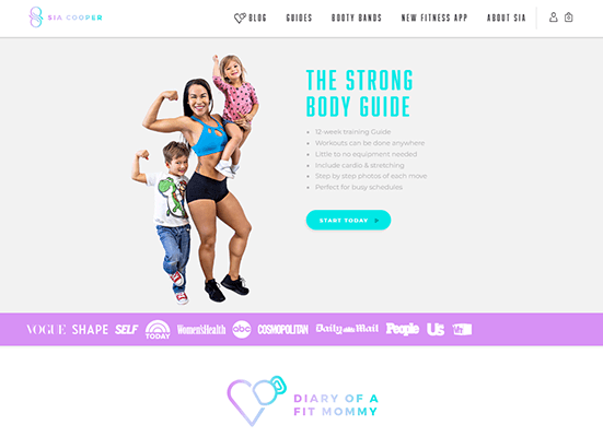 diary of a fit mommy homepage