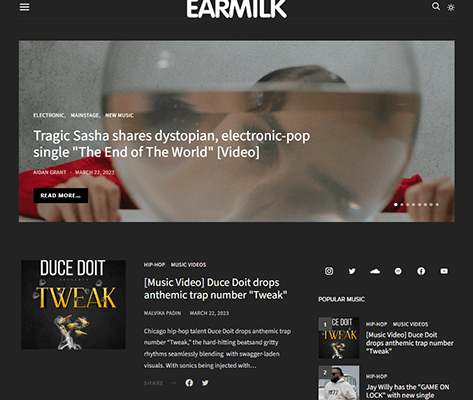 earmilk homepage