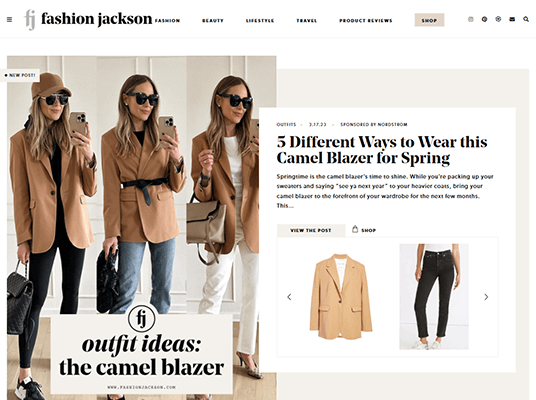 fashion jackson homepage