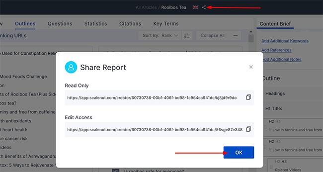25 Content editor - Share reports