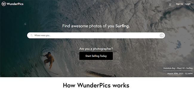 Wunder Pics Homepage