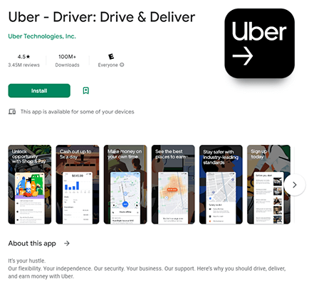 15 uber driver app