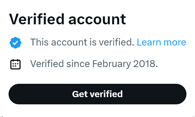 Get verified on Twitter Blue