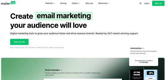 MailerLite Email Marketing