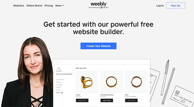 Weebly Homepage