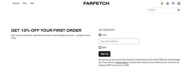 Email list - Farfetch