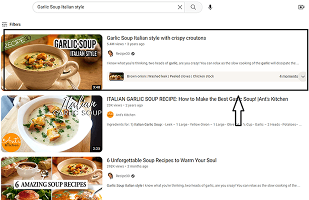 Get the most out of your popular content - Recipe Youtube Video