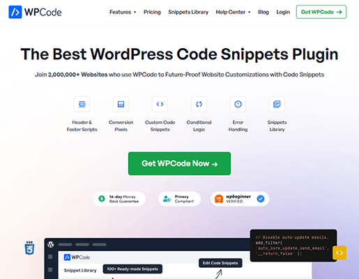 wpcode wordpress plugin