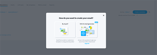 03 Email marketing - Create newslater