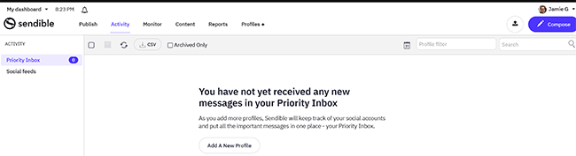 23 Monitoring functionality - priority inbox
