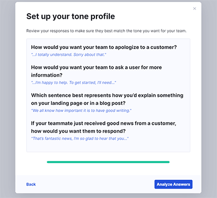 26 Brand Tones - Analyze answers