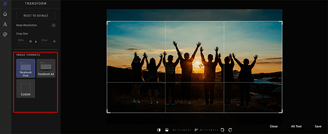 35 Image editor - image formats