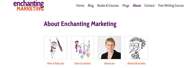 Enchanting Marketing - about page