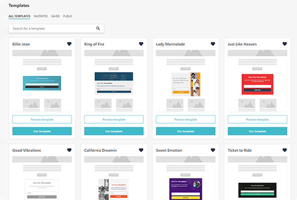 08 Form builder - Template library