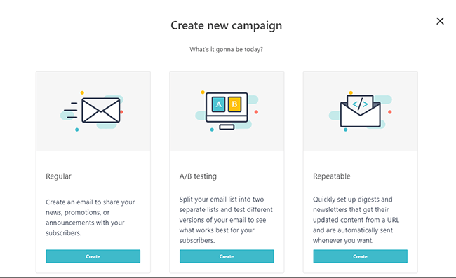 15 Email campaigns - Types