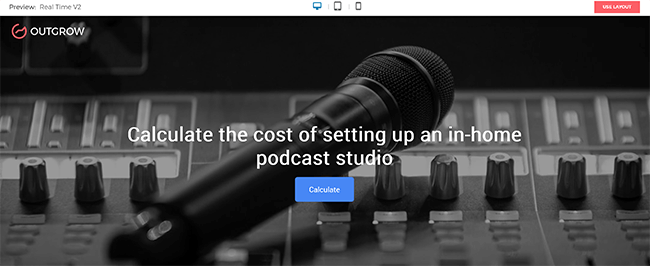 Customizable templates - Podcast studio templates