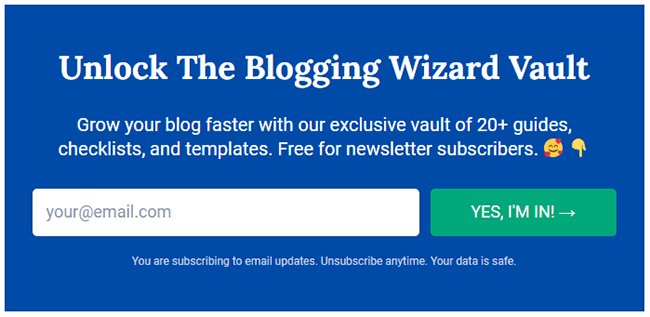 01 Build your email list - BloggingWizard