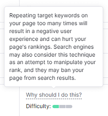 20 On-page SEO checker - About text