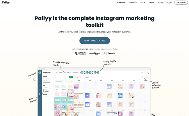 Pallyy - Instagram marketing toolkit