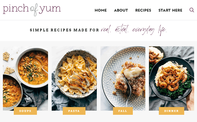 pinch of yum food blog