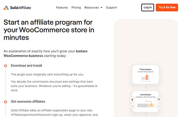 solid affiliate Homepage