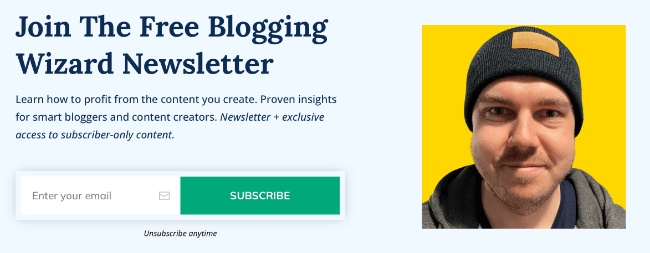 blogging wizard newsletter
