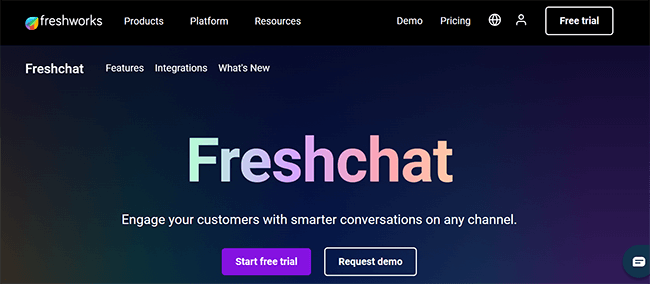 Freshworks Homepage