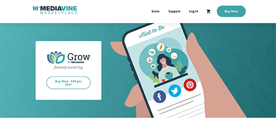 Grow Social Pro Homepage